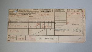 DB Cooper plane ticket