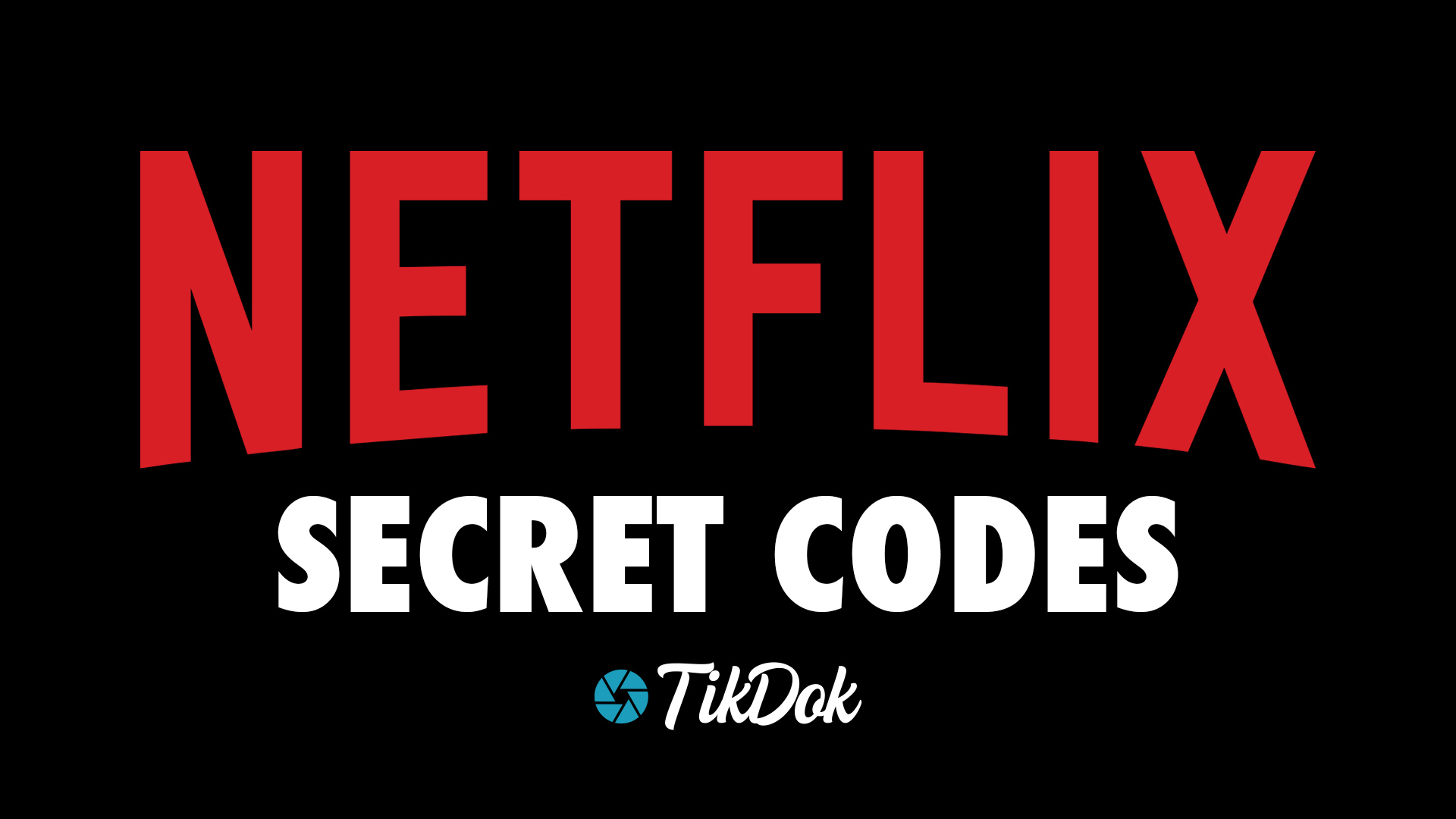 Netflix Secret Codes